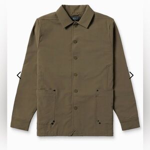 BYLT men’s (size L) dark taupe ripstop technical chore jacket